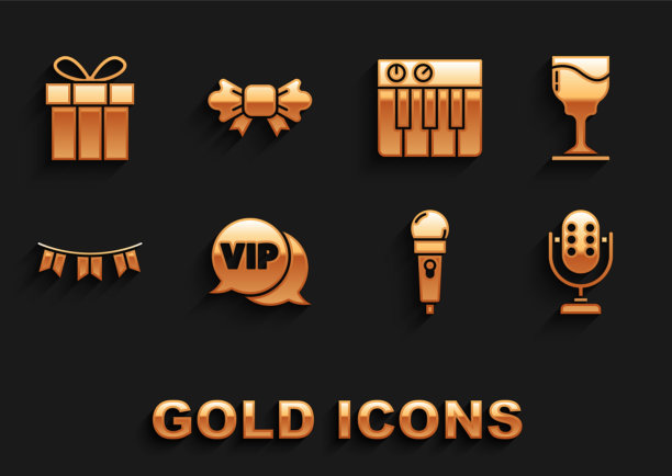 设置VIP语音气泡酒杯麦克风图片下载