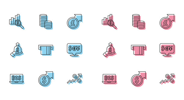 设定线加密货币交易所金融增长图片下载