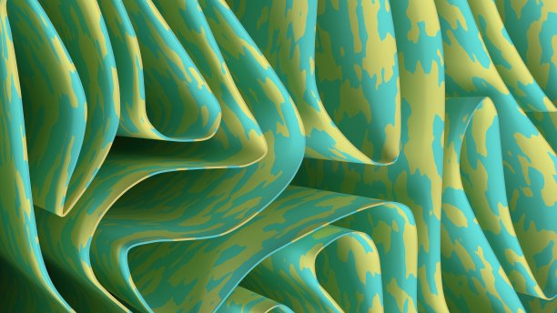 抽象几何波浪褶皱背景图片下载