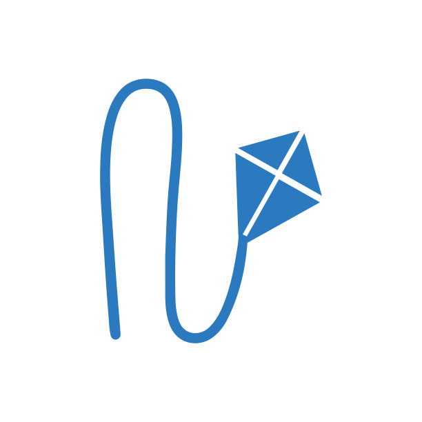 飞行或风筝图标图片下载