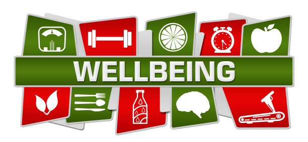 健康绿色红色健康符号顶部底部图片下载