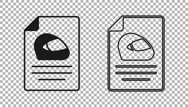 黑色赛车头盔图标孤立在透明的背景。极限运动。运动设备。向量图片下载