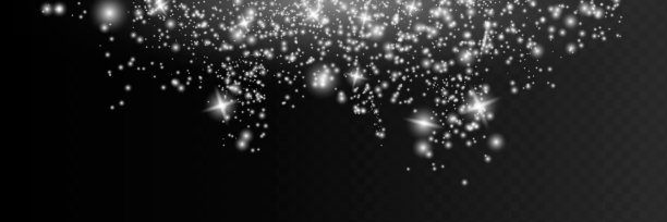 闪闪发光的魔法尘埃颗粒。22、尘埃的火花和金色的星星闪烁着特殊的光芒。图片下载