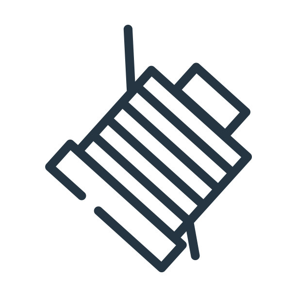 棉花卷轴细线图标。Sew，工艺线性图标从Sew概念孤立的轮廓标志。矢量插图符号元素的网页设计和应用程序。图片下载