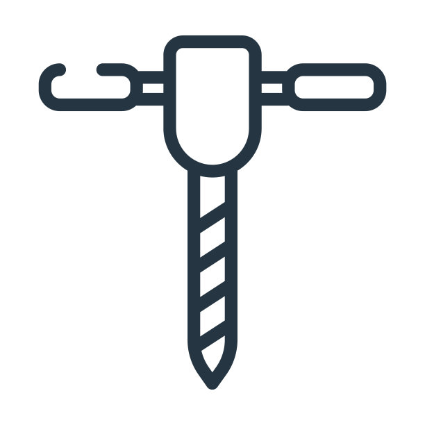 钻床细线图标。设备、机器线性图标源自行业概念孤立的轮廓标志。矢量插图符号元素的网页设计和应用程序。图片下载