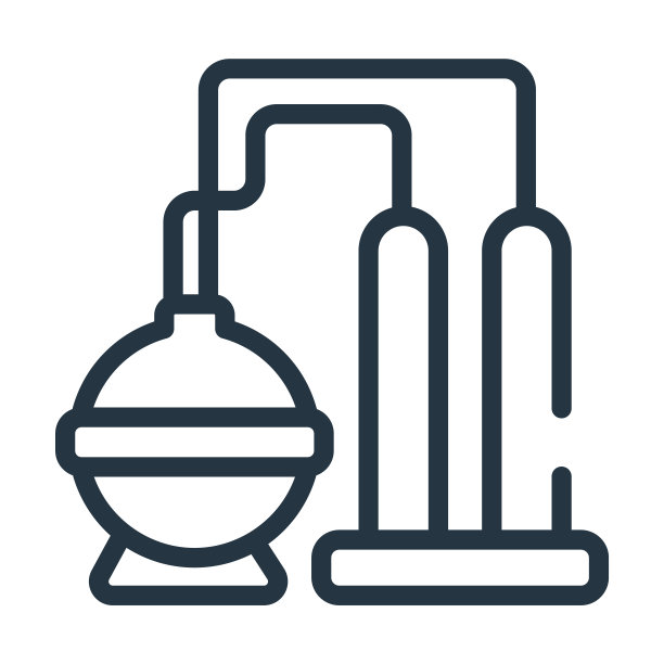 精炼厂细线图标。油品、燃料的线性图标源自行业概念孤立的轮廓标志。矢量插图符号元素的网页设计和应用程序。图片下载