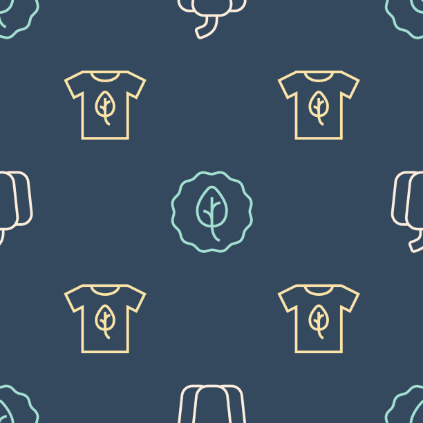 设置线灯笼椒素食衬衫和叶子或图片下载