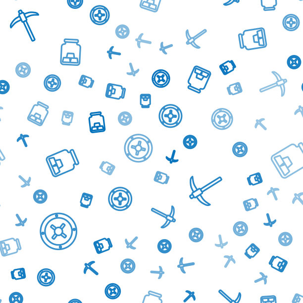 线上设置安全鹤嘴锄和金条无缝衔接图片下载