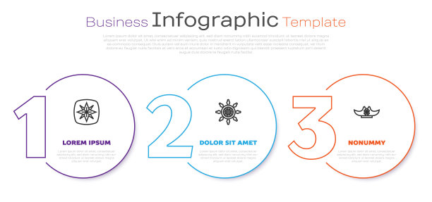 风升，舵轮和海盗帽。业务信息模板。向量图片下载
