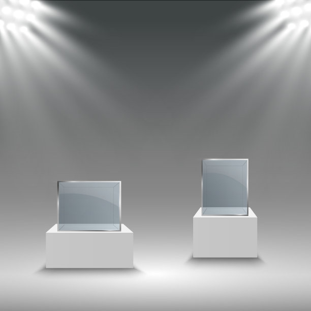 玻璃橱窗为展览提供了立方体的形式。图片下载