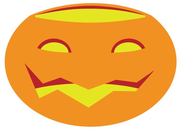 雕刻万圣节南瓜矢量插图图片下载