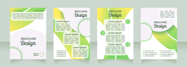 糖尿病患者健康饮食空白宣传册的版面设计图片下载