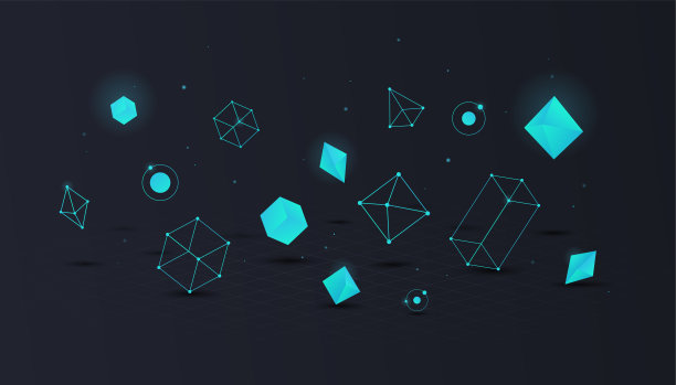 浮动3 d霓虹灯图片下载