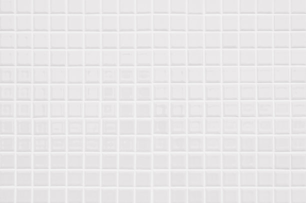 白色或灰色陶瓷墙和地砖抽象背景。设计卧室的几何马赛克纹理装饰。简单的无缝图案背景医院墙壁，食堂和网格纸。图片下载