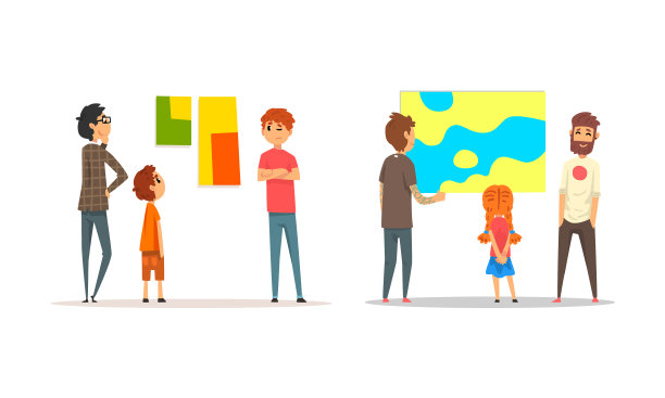 人的性格观塑造了现代的抽象图片下载