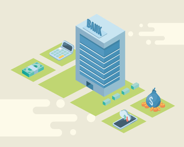 虚拟银行等距图片下载