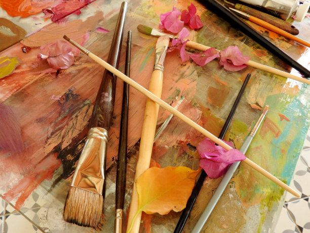 画家的调色板图片下载