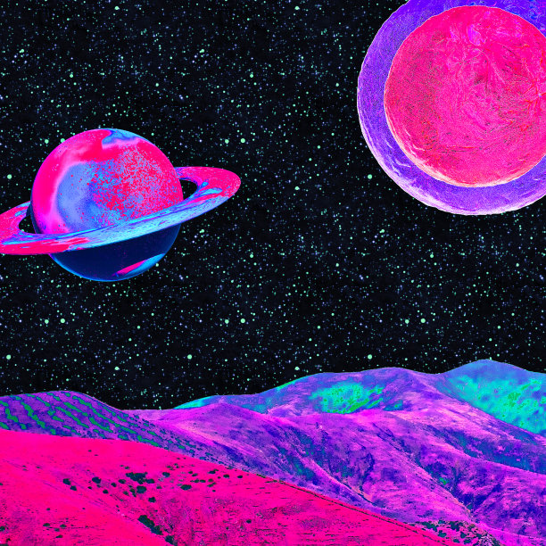 当代最小拼贴艺术。混合照片，3d和纹理。创造性的宇宙超现实的极简主义场景图片下载