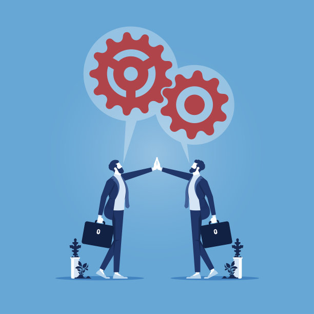 商业伙伴关系，谈判达成协议或商业交易概念图片下载