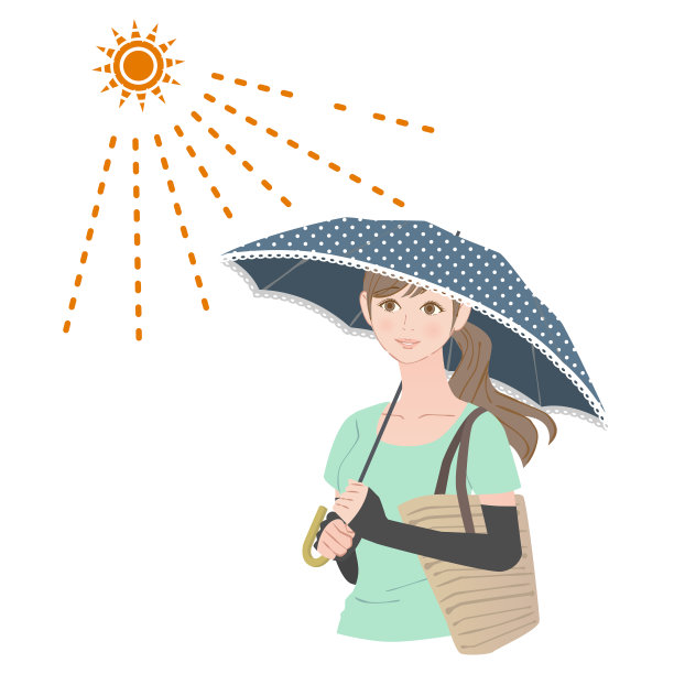 打着阳伞的女人图片下载