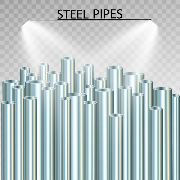 钢管的矢量图。图片下载