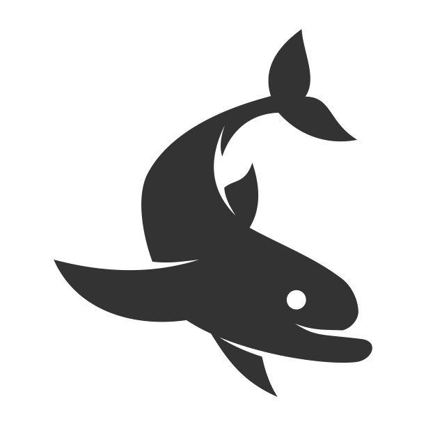 海豚图标插图品牌标识图片下载