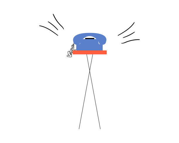 电话在桌子上。固定电话响了图片下载