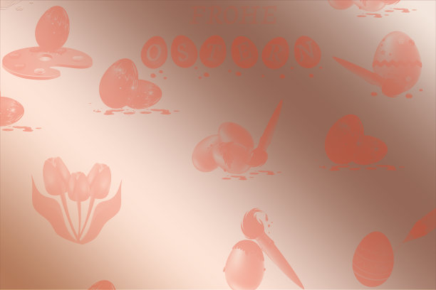 复活节快乐的背景模板丰富多彩图片下载