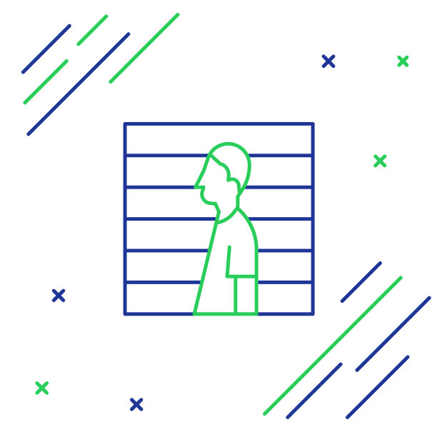 线嫌疑犯罪图标孤立在白色上图片下载