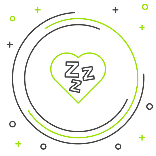 行休眠图标孤立在白色背景上图片下载