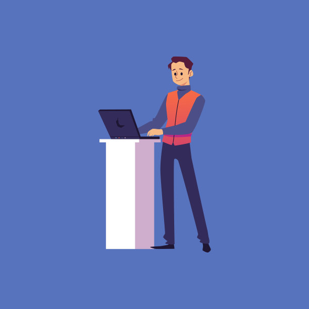 智能工厂工程师监控机器人工作，矢量图隔离。图片下载