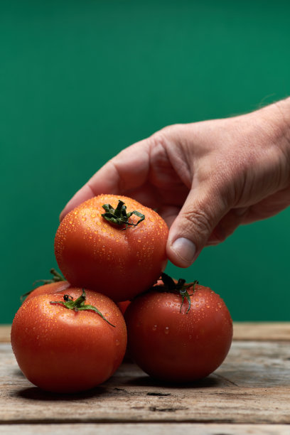 成熟的西红柿沙拉图片下载