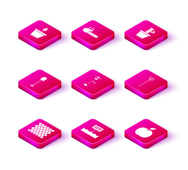 设置花园栅栏木空白标志板铲图片下载