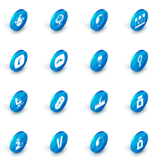 设手镜秃头理发店楼图片下载