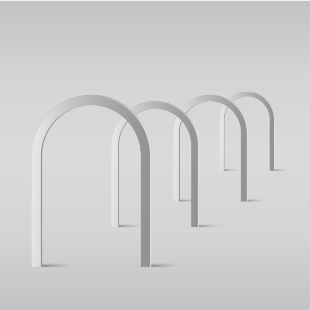 摘要背景与白色讲台的表现。向量图片下载