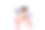 快乐的女人用彩色颜料画出双手图片下载