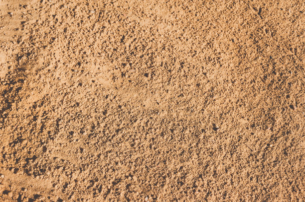 沙滩的俯视图。彩砂图片下载