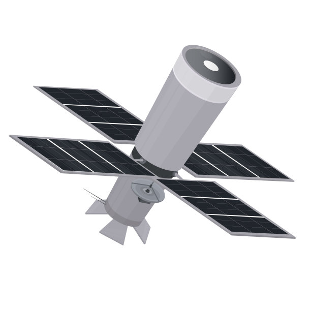 太空望远镜。研究航天器图片下载