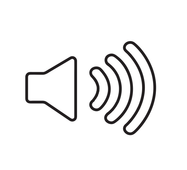 扬声器图标。音量图标矢量插图图片下载