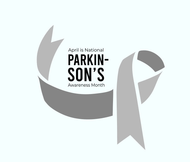 全国帕金森症宣传月。白色矢量插图图片下载