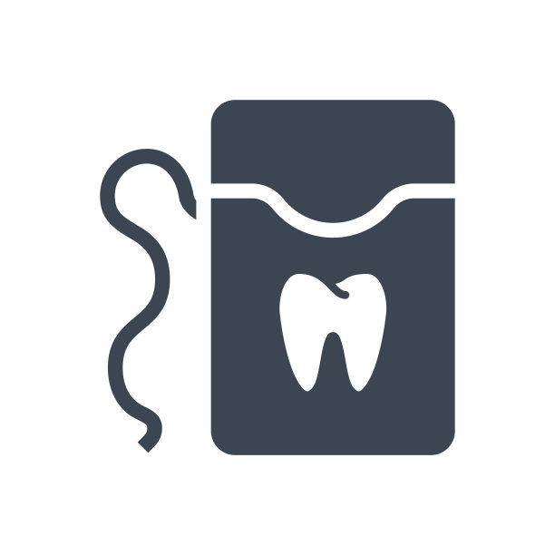 牙线字形图标图片下载