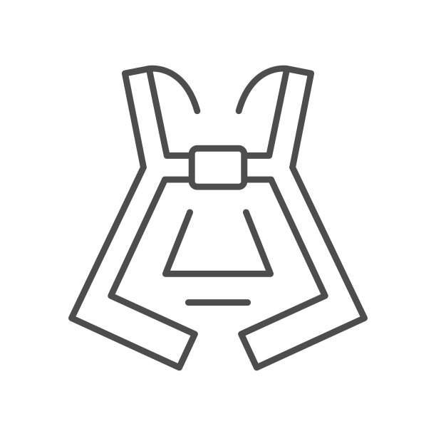 安全线束轮廓图标图片下载