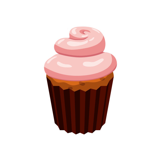 复活节纸杯蛋糕，奶油松饼。甜食,甜品图片下载