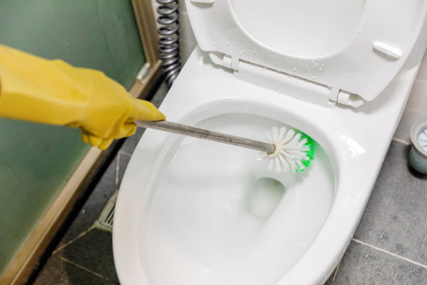 在家里裁切手清洗抽水马桶图片下载