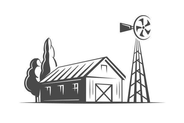 景观和乡村农场图片下载