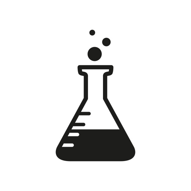 试管图标，实验室概念。插图。图片下载