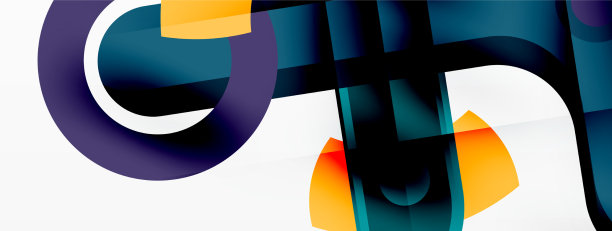 彩色几何条纹线条抽象背景图片下载