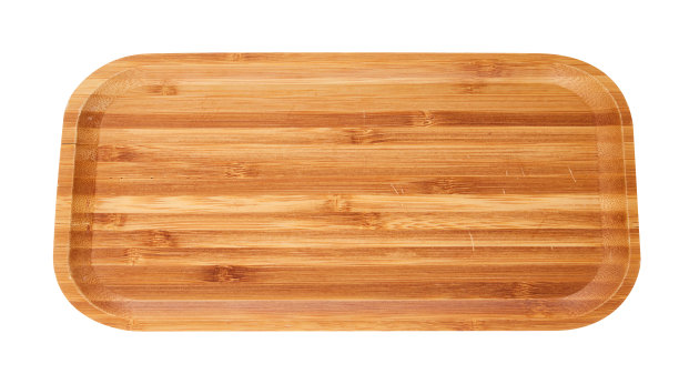 砧板孤立在白色背景上图片下载