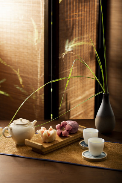 中国传统食品和中国茶图片下载