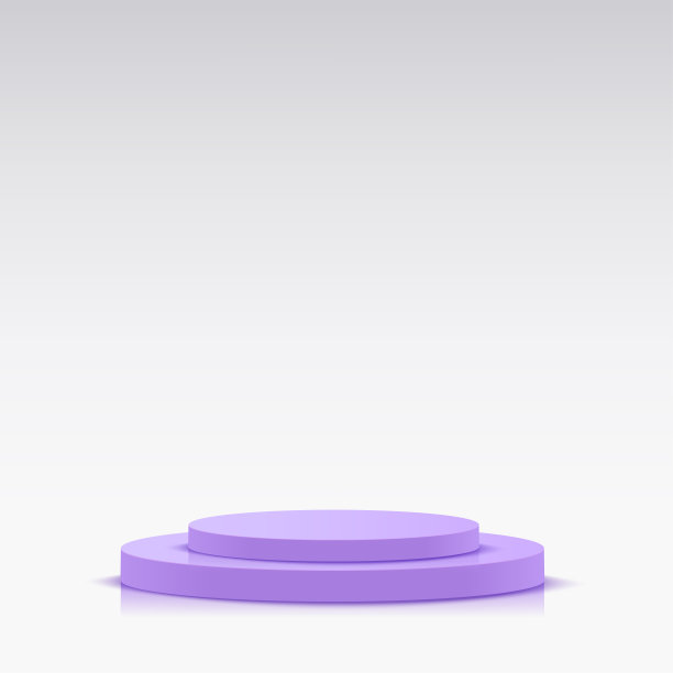 摘要背景与白色紫色讲台的介绍。向量图片下载